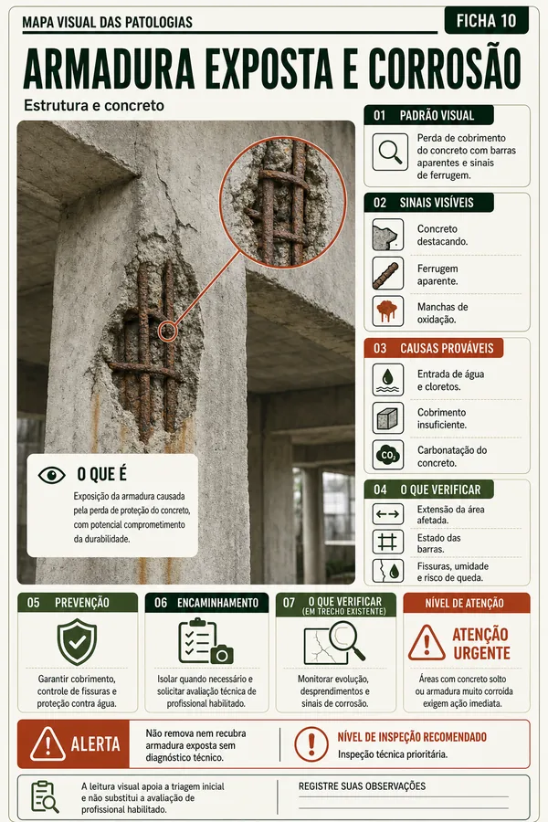 Prévia da ficha sobre armadura exposta