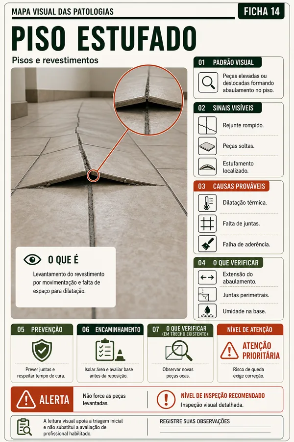 Prévia da ficha sobre piso estufado
