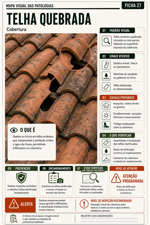 Prévia da ficha sobre telha quebrada