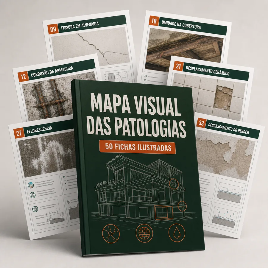 Mapa Visual das Patologias com fichas técnicas impressas